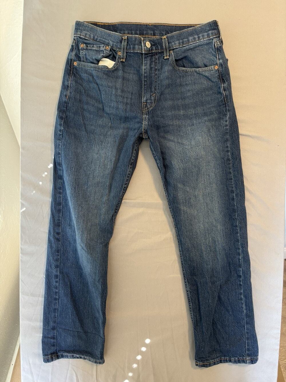 Levi's - 505 Blue Regular Fit Jeans - Size W32 L29